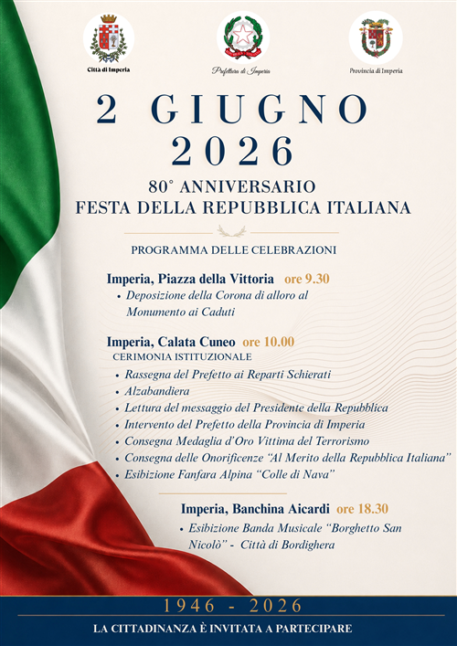 80 Anniversario Festa della Repubblica Italiana